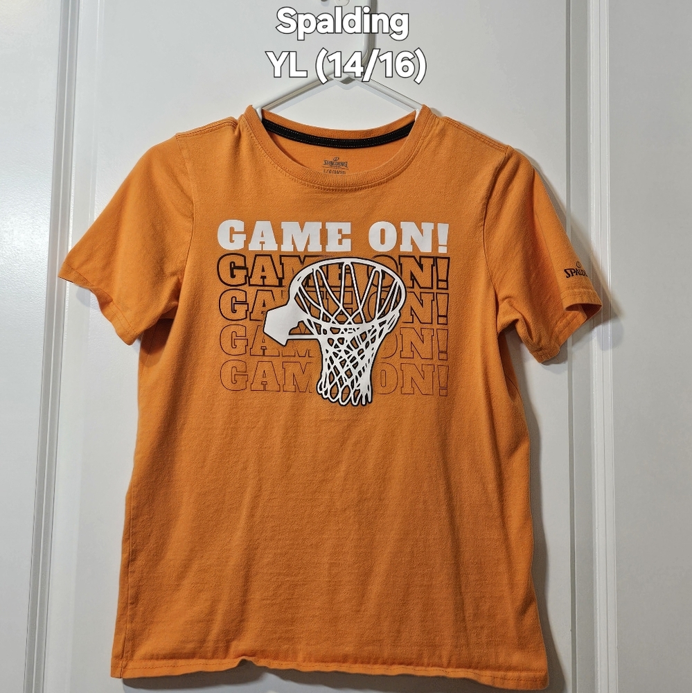 SOLD - YL (14/16) | Spalding | boys athletic shirt